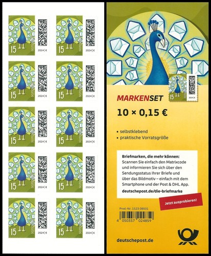 Briefpfau welt der - -,