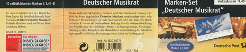 Brd marken set - -postfrisch-, (