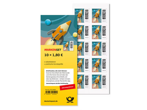 Markenset raketenpost - markenset,