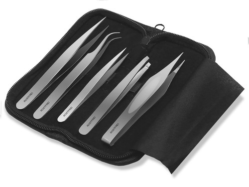 Profi pinzette set - profi, spitz