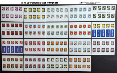 Blumen selbstklebend markenset - blumen,
