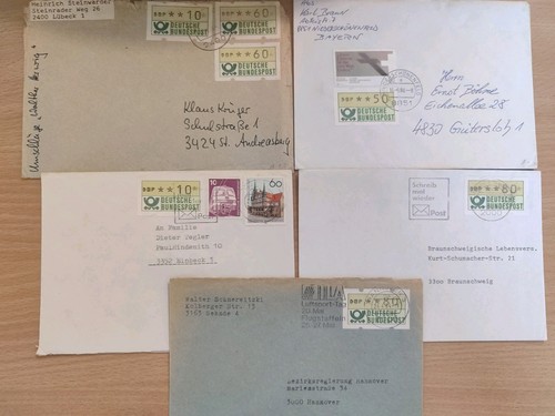 Brd briefe belege konvolut - belege,