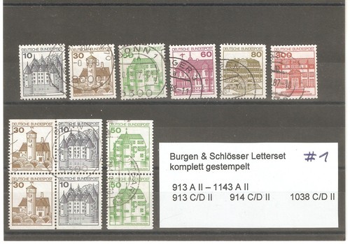 Briefmarken burgen und - burgen,
