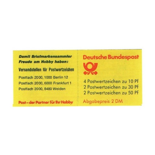 Markenheftchen k2 oz - 22, ii