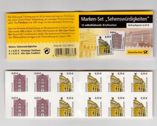 Marken set markenheftchen - markenheftchen, mh