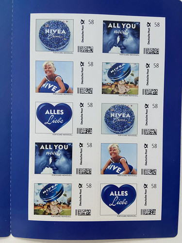Nivea briefmarken limitierte - briefmarken,