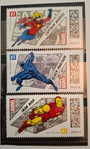 Briefmarken set von - briefmarken, marvel,
