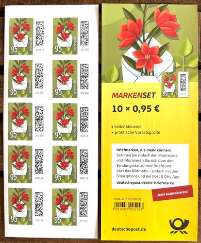 Brd 2025 markenset blumenbrief - markenset,
