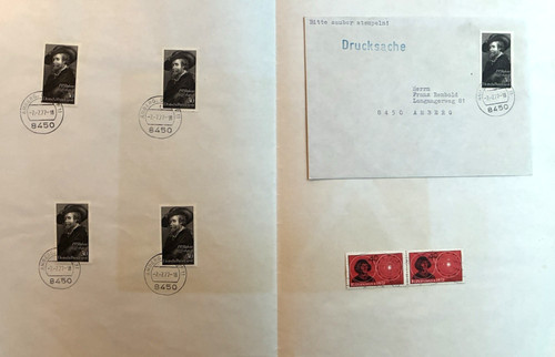 Briefmarken set amberg rembold - set,